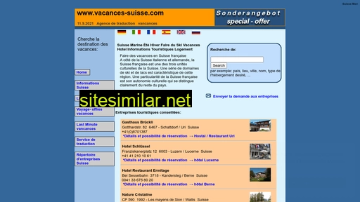 vacances-suisse.com alternative sites