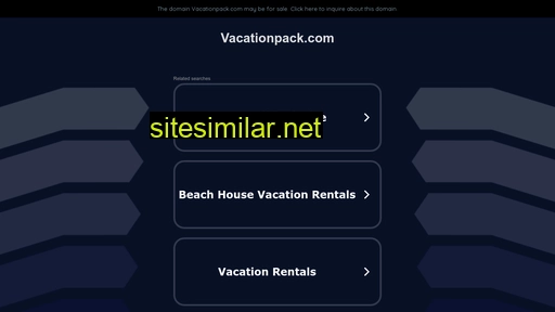 vacationpack.com alternative sites