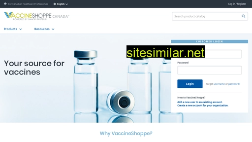 vaccineshoppecanada.com alternative sites