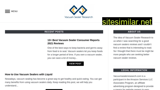 vacuumsealerresearch.com alternative sites