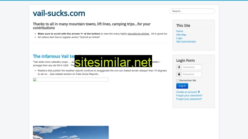 vail-sucks.com alternative sites