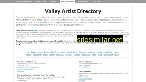 valleyartistdirectory.com alternative sites