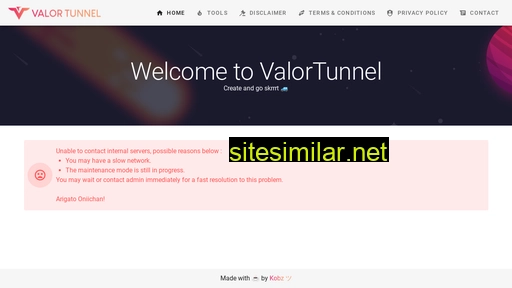 valortunnel.com alternative sites