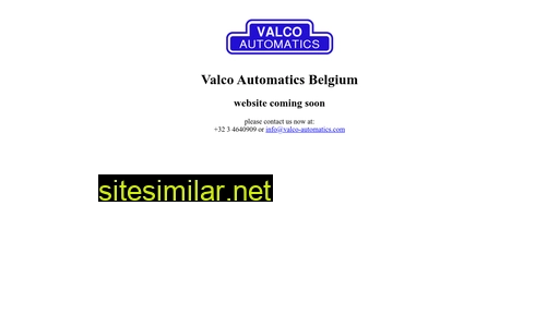 valco-automatics.com alternative sites