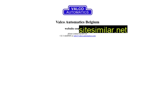 Valcoautomatics similar sites