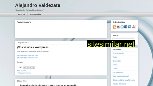 valdezate.blogspot.com alternative sites