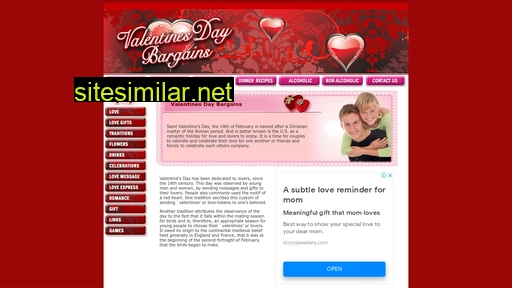 Valentinesdaybargains similar sites