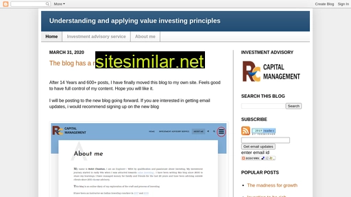 Valueinvestorindia similar sites