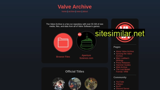 valvearchive.com alternative sites