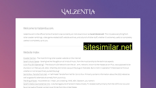 valzentia.com alternative sites
