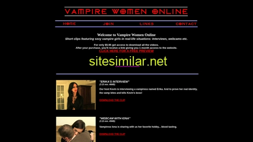 vampirewomenonline.com alternative sites