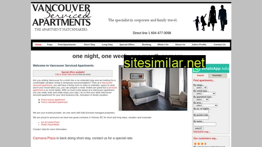 vancouver-serviced-apartments.com alternative sites