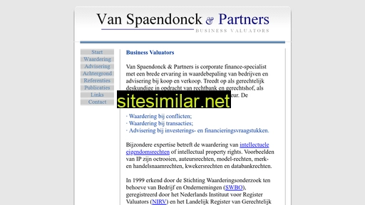 van-spaendonck.com alternative sites