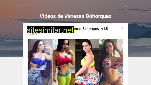 Vanessabohorquez similar sites