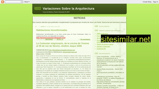 variacionessobrearquitectura.blogspot.com alternative sites