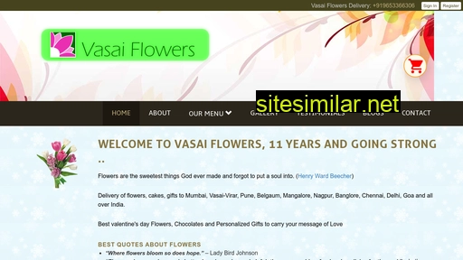 vasaiflowers.com alternative sites