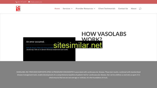 vasolabs.com alternative sites