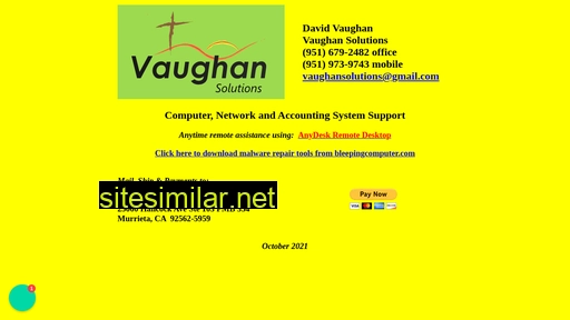 Vaughansolutions similar sites