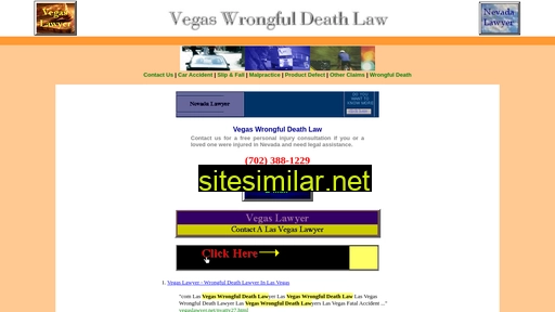 Vegaswrongfuldeathlaw similar sites