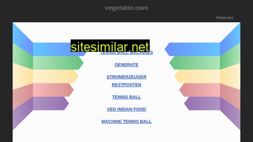 vegerator.com alternative sites