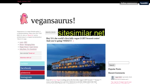 vegansaurus.com alternative sites