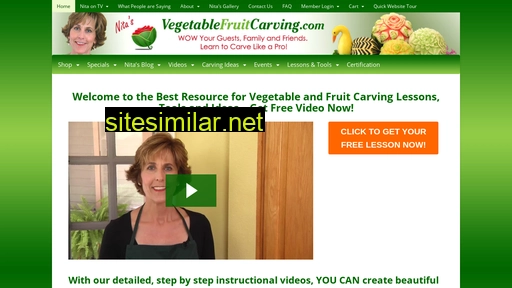 vegetablefruitcarving.com alternative sites