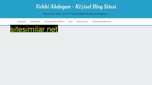 Vehbiakdogan similar sites