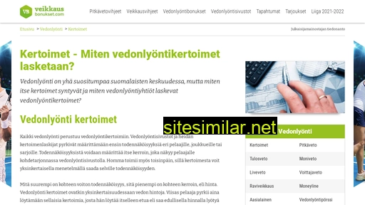 veikkausbonukset.com alternative sites