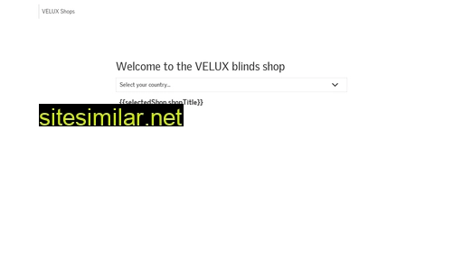 veluxshop.com alternative sites