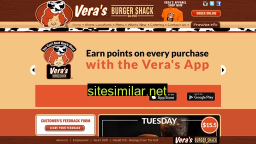verasburgershack.com alternative sites