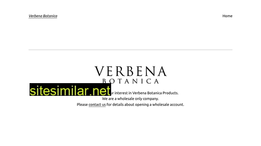 verbenabotanica.com alternative sites