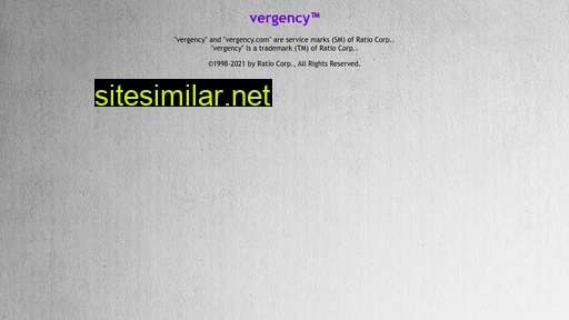 vergency.com alternative sites