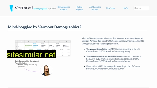 vermont-demographics.com alternative sites