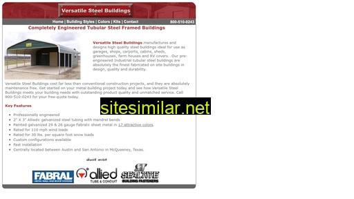 versatilesteelbuildings.com alternative sites