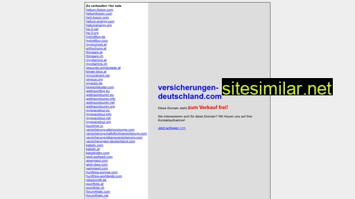versicherungen-deutschland.com alternative sites