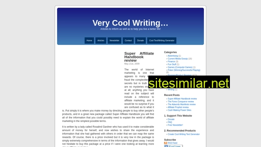 verycoolwriting.com alternative sites