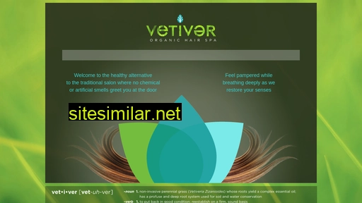 vetiverhairspa.com alternative sites
