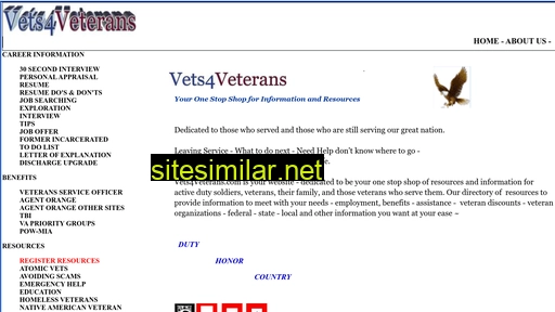 vets4veterans.com alternative sites