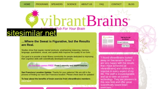 vibrantbrains.com alternative sites
