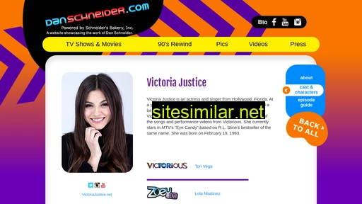 Victoria-justice-danschneider similar sites