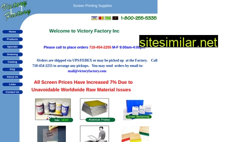 victoryfactory.com alternative sites