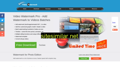 Video-watermark similar sites