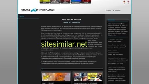 Videor-art-foundation similar sites