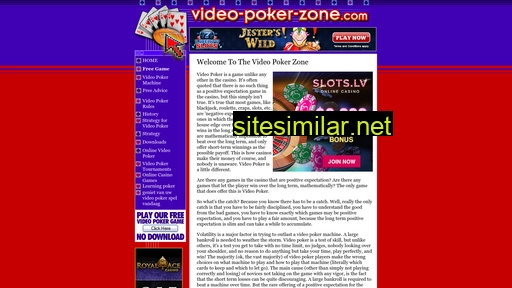 video-poker-zone.com alternative sites