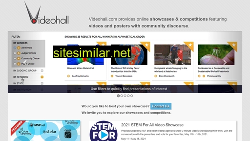 Videohall similar sites
