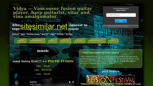 Vidyafusion similar sites