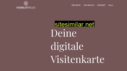 vierblattklee.com alternative sites
