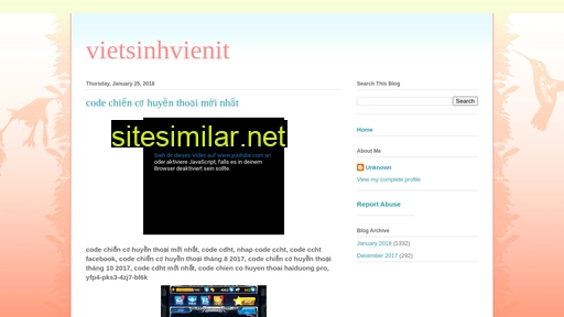 vietsinhvienit.blogspot.com alternative sites