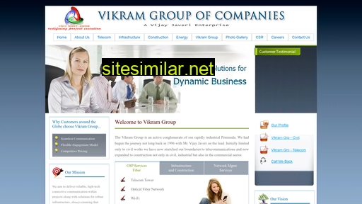 vikramteleinfra.com alternative sites