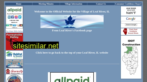 villageofleafriver.com alternative sites